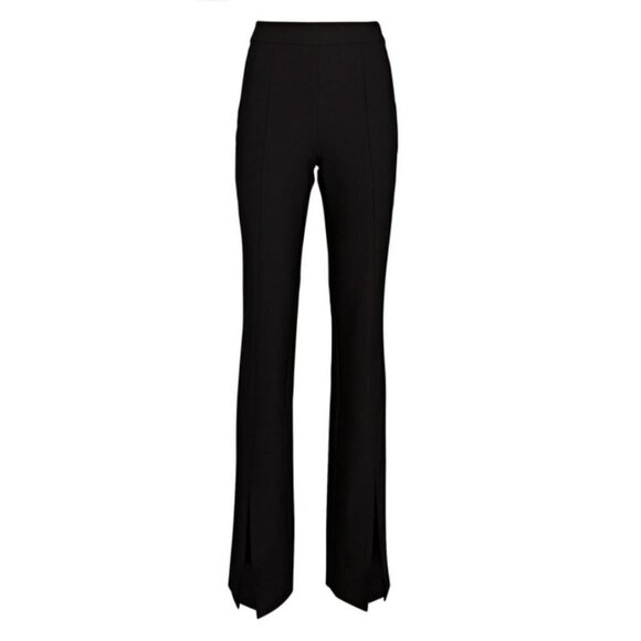 💕DEREK LAM 10 CROSBY💕 Lucia Flared Slit Trousers ~ Black 8 NWT - Picture 9 of 16